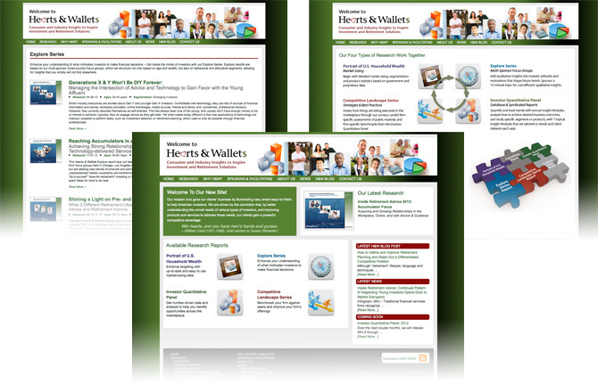 website design, web site development, research industry web site